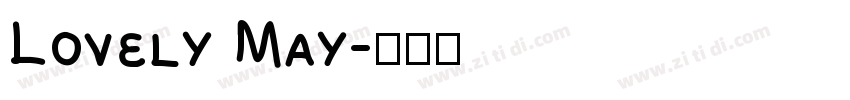Lovely May字体转换